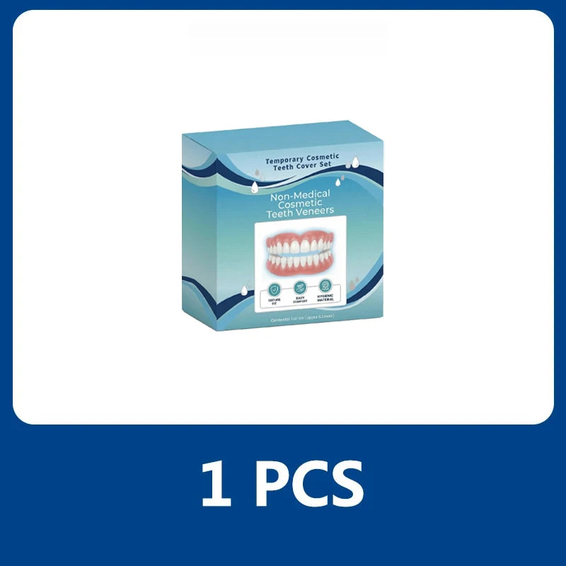 Adjustable Cosmetic Teeth Veneers - Natural Look Temporary Smile Solution