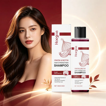 Onion & Biotin Strengthening Shampoo for Hair Growth and Scalp Nourishment