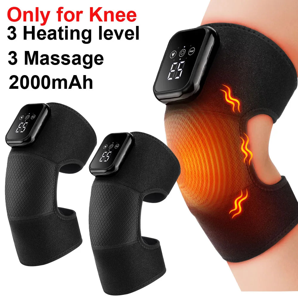 3-in-1 Heated Knee Shoulder Elbow Massager with Vibration