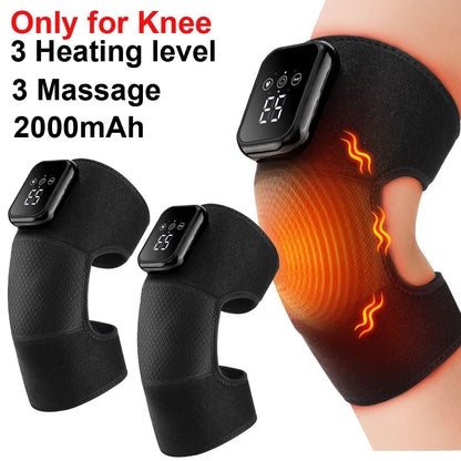 3-in-1 Heated Knee Shoulder Elbow Massager with Vibration