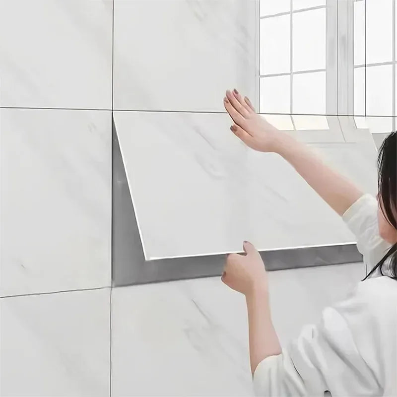 Waterproof Peel & Stick Marble Wall Tiles - Self Adhesive (30x60cm) - 3
