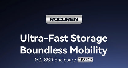 M.2 NVMe SSD Enclosure Adapter - 10Gbps USB-C External Case for 4TB Drives
