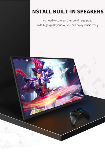 18.5" Portable 120Hz Monitor - 1080P IPS Full HD Laptop Second Screen