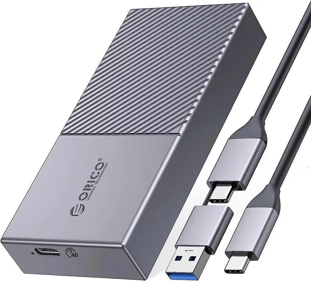 ORICO M.2 NVMe SATA SSD Enclosure - 10Gbps Portable External Drive Case