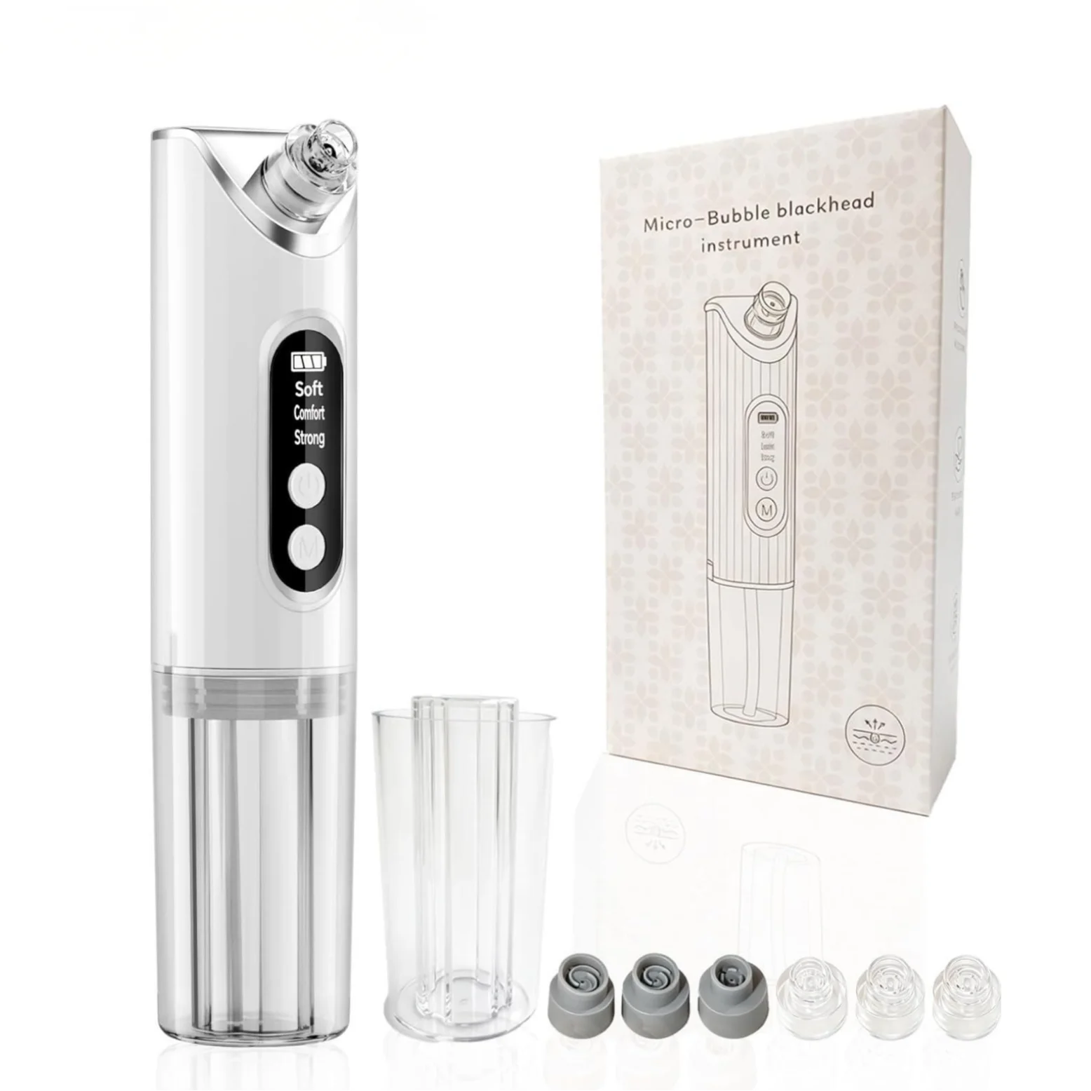 Electric Pore Vacuum Blackhead Remover with Hydration & Suction Facial Cleansing - 12