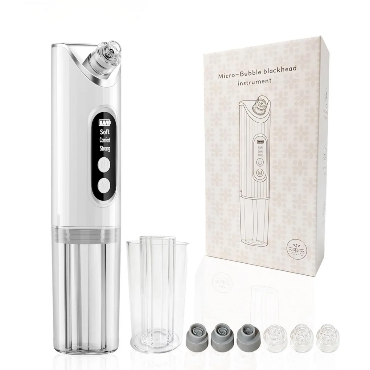 Electric Pore Vacuum Blackhead Remover with Hydration & Suction Facial Cleansing