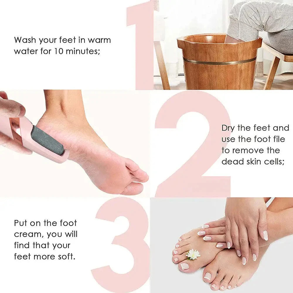 Electric Foot Callus Remover - Cordless Rechargeable File - 4