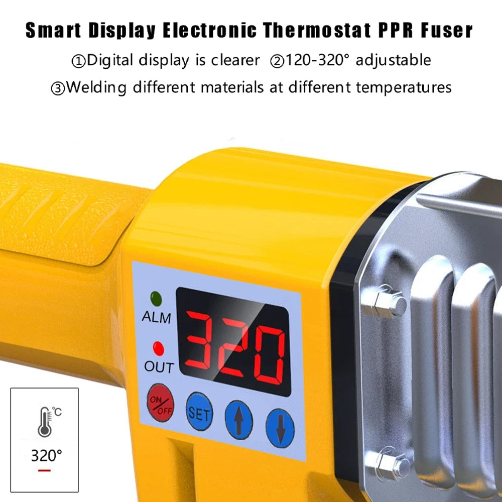 1000W/800W Plastic Pipe Welding Machine - 220V PPR PE PB Pipe Hot Melt Welder Kit - 2