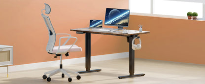 63" Electric Standing Desk - Ergonomic Adjustable Sit-Stand Office Table