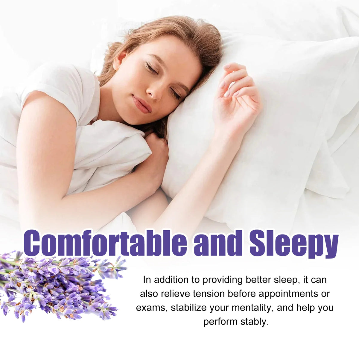 Lavender Sleep Calming Mist for Deep Relaxation and Stress Relief