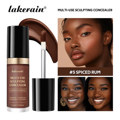 Full Coverage Waterproof Concealer - Matte Liquid Foundation