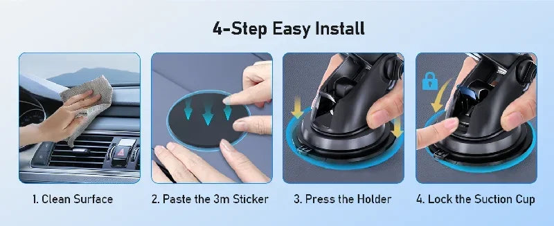Gravity Air Vent Car Phone Holder - Secure Hands-Free Mount for Smartphone - 20