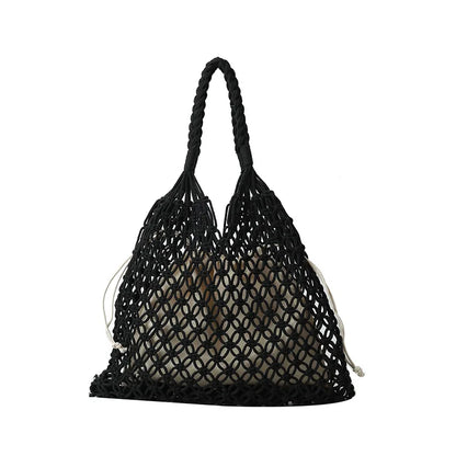 Luxury Boho Knitted Beach Tote