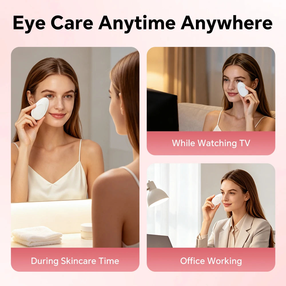 Electric Eye Massager with Cooling Roller Balls for Puffiness and Dark Circles - 6