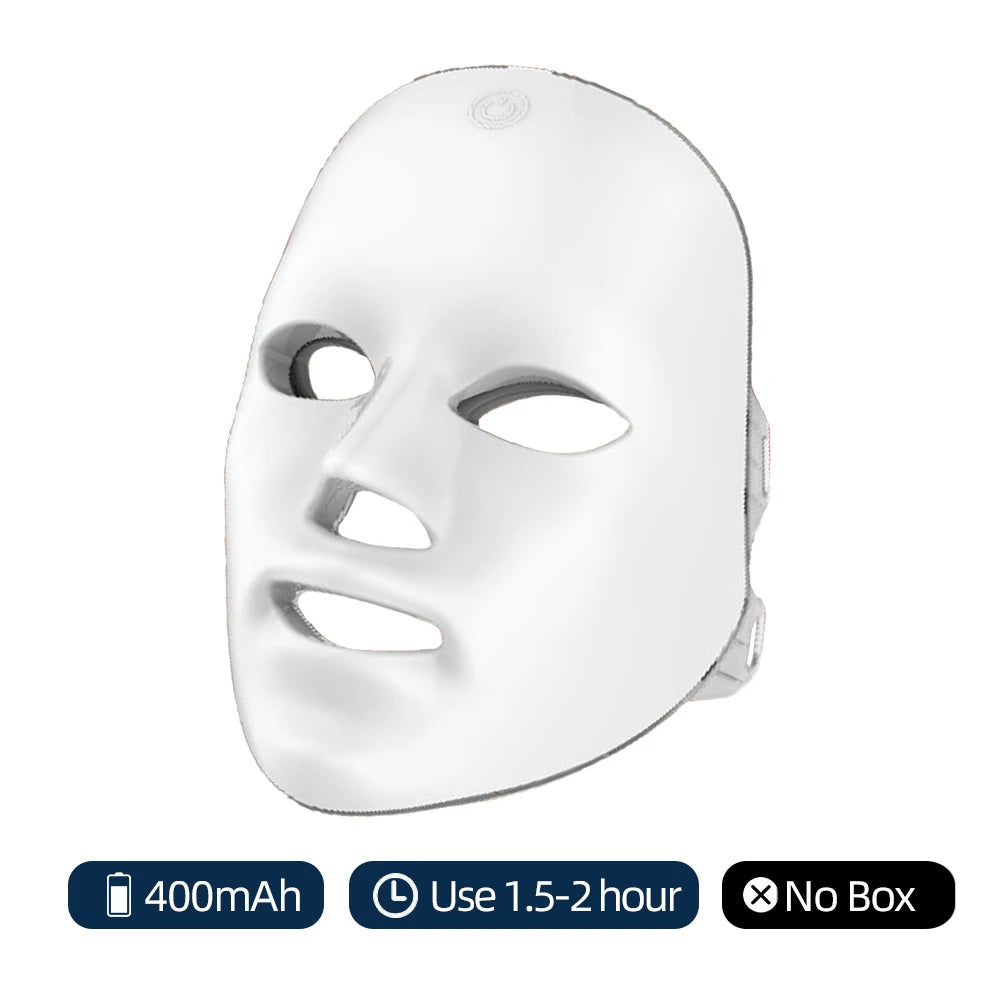 Wireless 7-Color LED Facial Mask for Anti-Aging & Acne - 15
