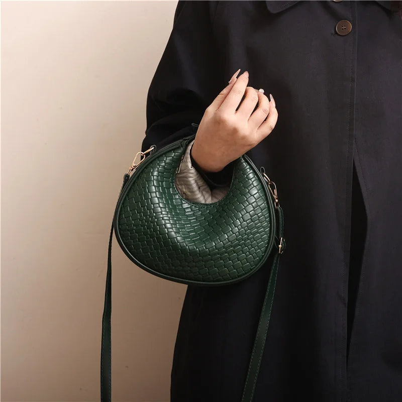 Luxury Half Moon Shoulder Bag