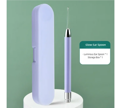 LED Illuminated Ear Wax Removal Kit - Professional Stainless Steel Ear Cleaning Tool