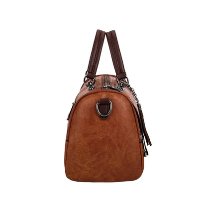Luxury Tassel Boston Tote