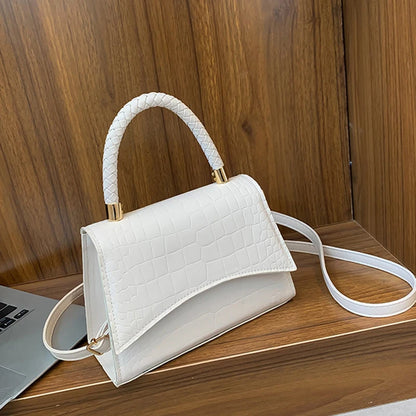 Luxury Retro Crocodile Square Bag