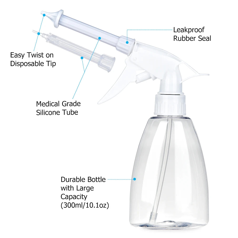 Electric Ear Wax Removal Irrigation System - Professional Home Ear Cleaning Kit - 24