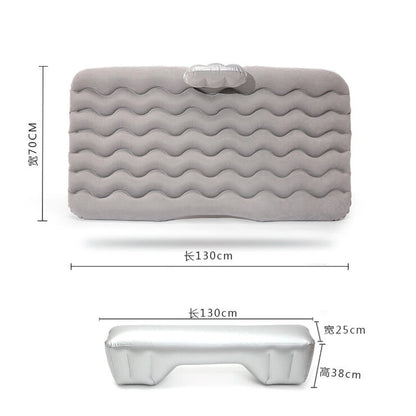Universal Inflatable Car Air Mattress - Travel Bed & Portable Camping Mat with Pillows