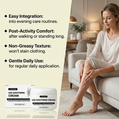 Leg Soothing Muscle Relaxation Massage Cream - Hydrating Relief for Tired Legs