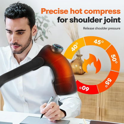 3-in-1 Heated Knee Shoulder Elbow Massager with Vibration