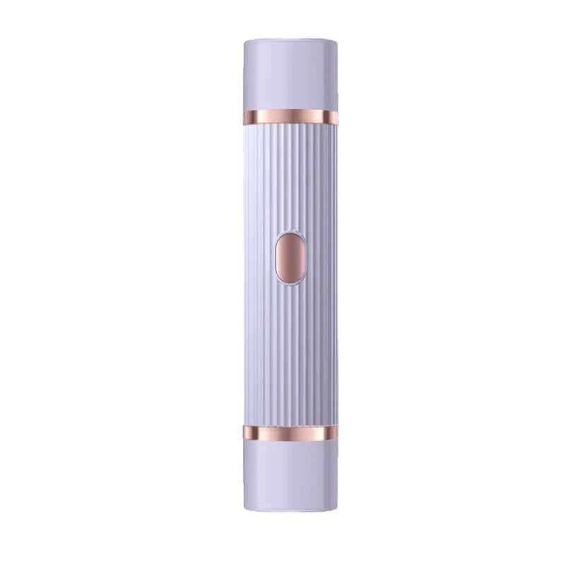 2-in-1 Women's Electric Shaver & Eyebrow Trimmer - Portable Wet & Dry Hair Remover - 10