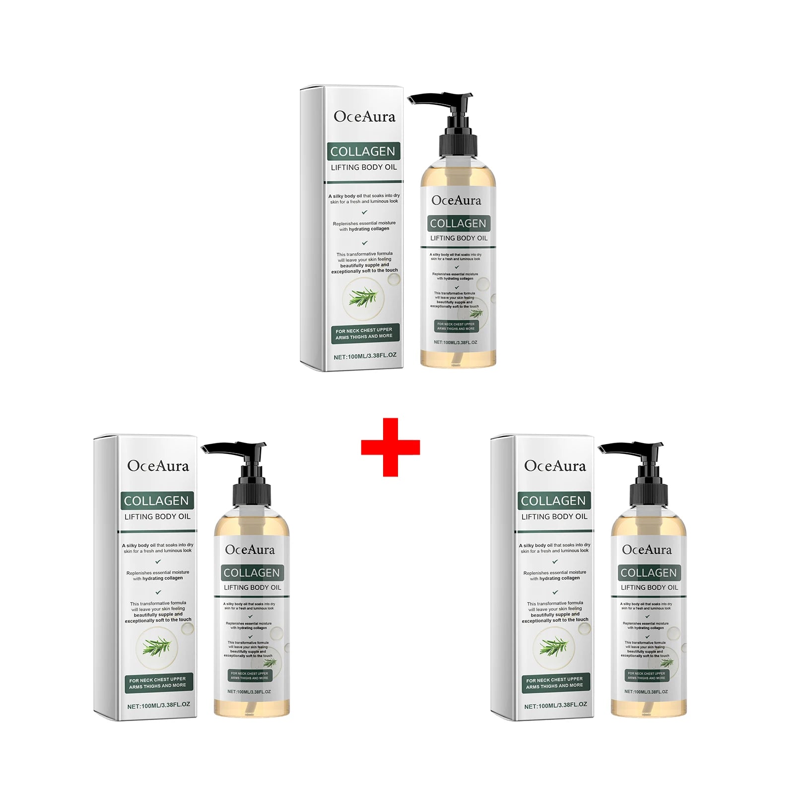 Collagen Body Firming Oil - Hydrating & Tightening Skin Care Treatment - 17