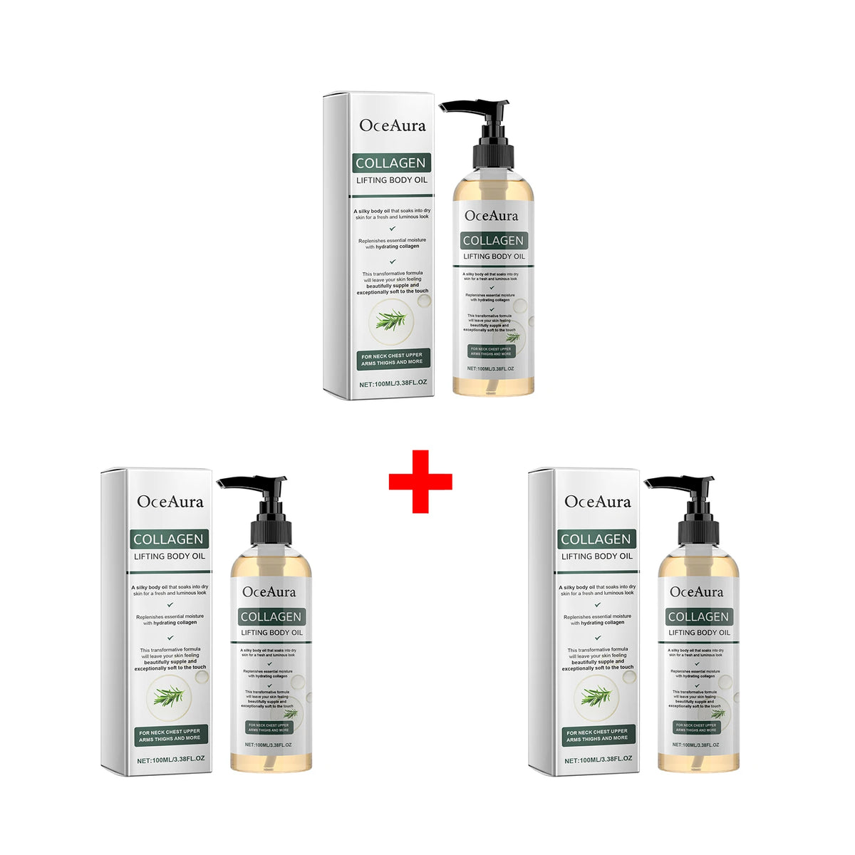 Collagen Body Firming Oil - Hydrating & Tightening Skin Care Treatment