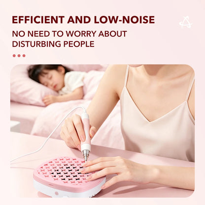 High-Power Portable Nail Dust Collector Vacuum for Professional Manicure