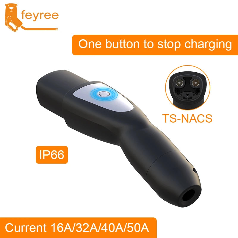 Tesla NACS Electric Vehicle Charging Connector - Fast & Durable EV Charger - 1