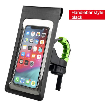 Waterproof 360° Rotating Bike Phone Mount for 6.5-inch Smartphones