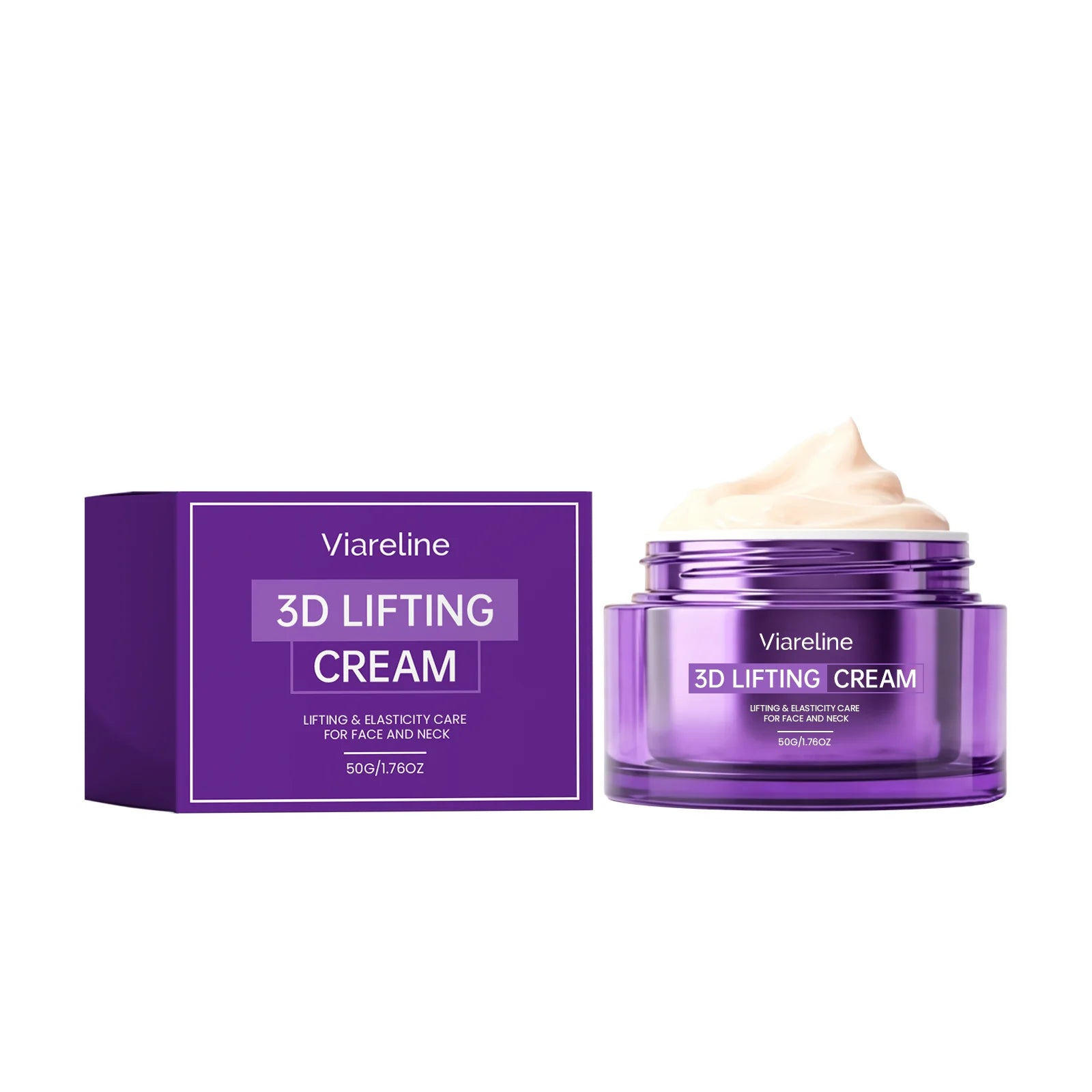 3D Face and Neck Lifting Firming Cream - Anti-Aging Moisturizer for Skin Elasticity - 7