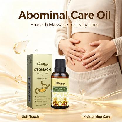 Natural Herbal Abdominal Massage Oil for Digestive Comfort & Constipation Relief