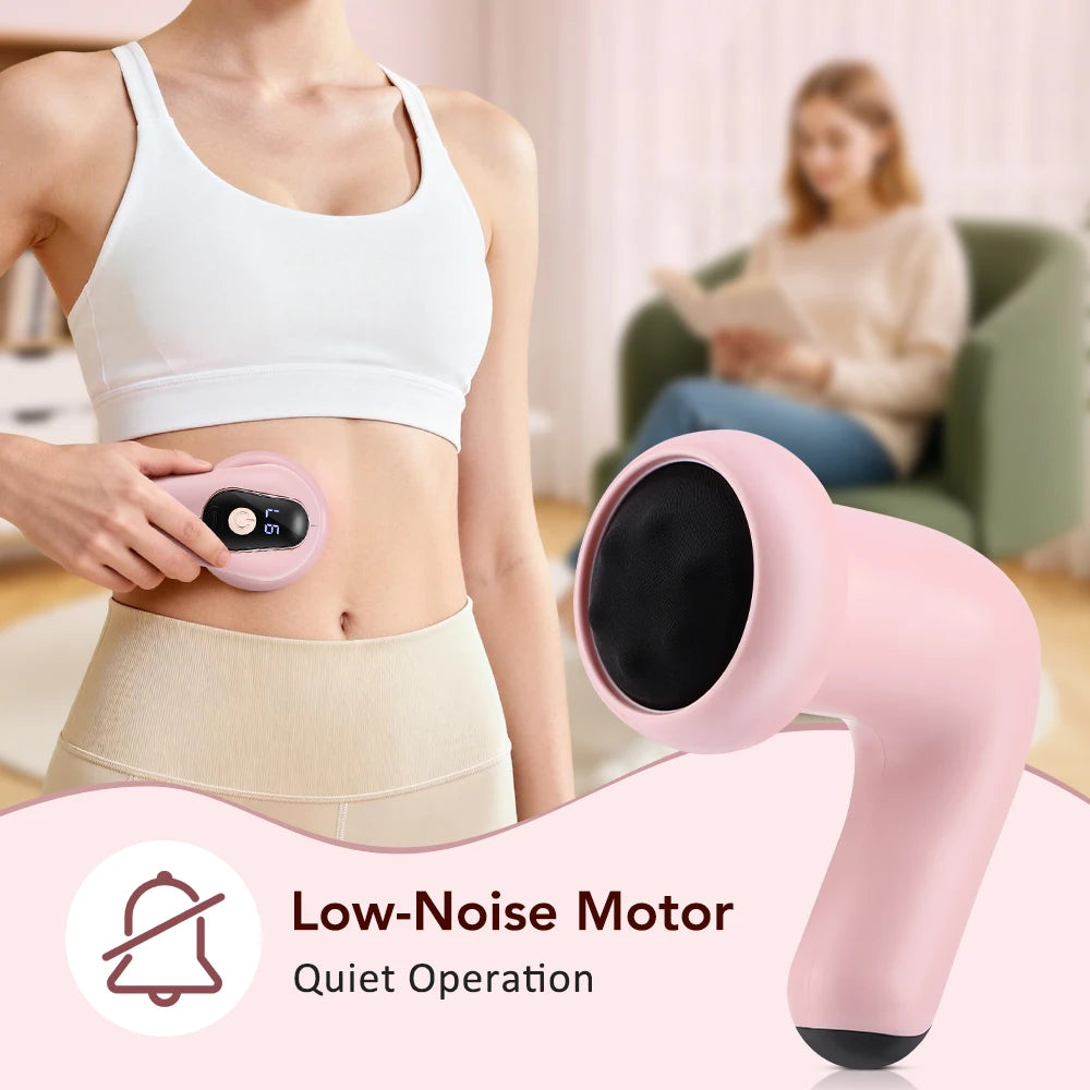 Portable Cordless Electric Body Massager with 5 Interchangeable Massage Heads