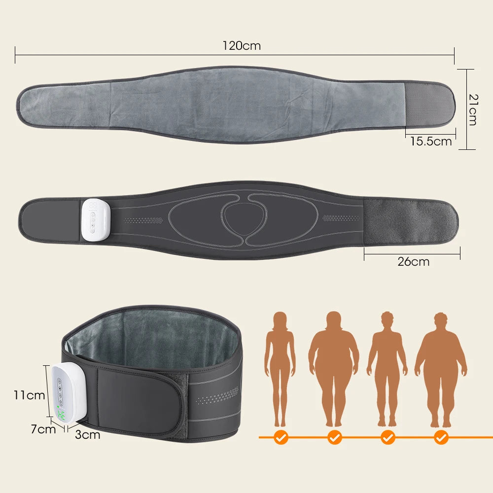 Cordless Heated Back Massager Belt with Air Compression Therapy - 14