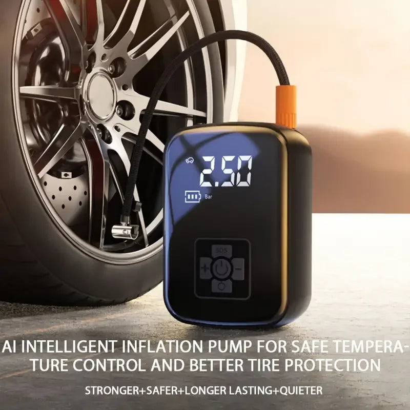Portable Wireless Car Tire Inflator & Electric Air Pump - 2