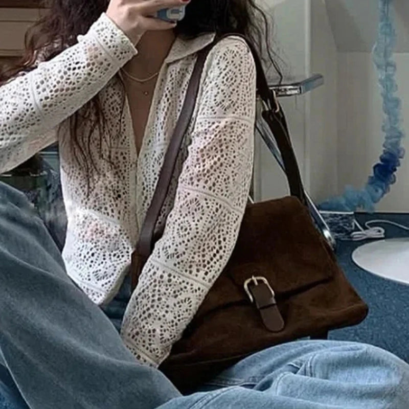 Luxury Matte Leather Tote Bag