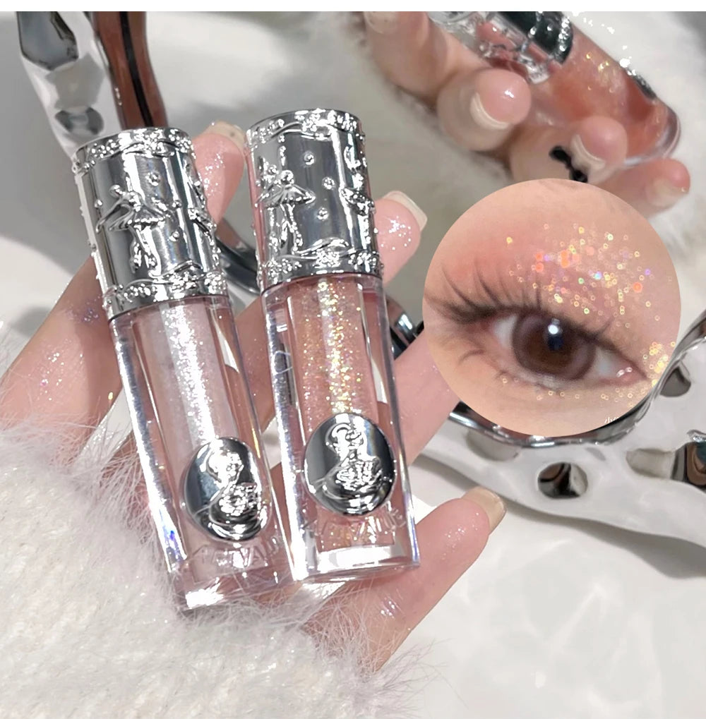 Liquid Shimmer Eyeshadow - Long-Lasting Waterproof Glitter Makeup - 8