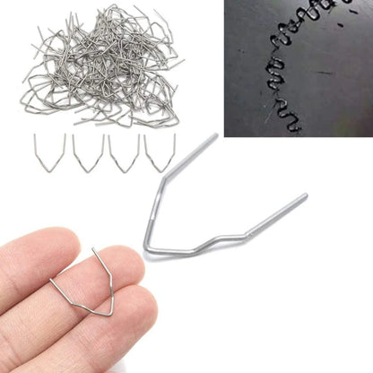 Stainless Steel Hot Staples for Plastic Repair Gun - 0.6mm & 0.8mm Welding Staples Kit