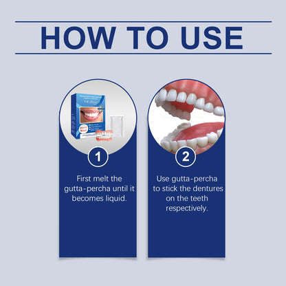 Cosmetic Dental Kit - Instant Realistic Upper and Lower Veneers for a Confident Smile