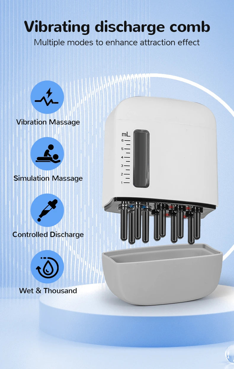 Electric Scalp Massager Comb with Vibration and Red Light Therapy for Hair Growth - 6