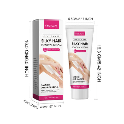 Gentle Body Hair Removal Cream & Soothing Aftershave Oil Set