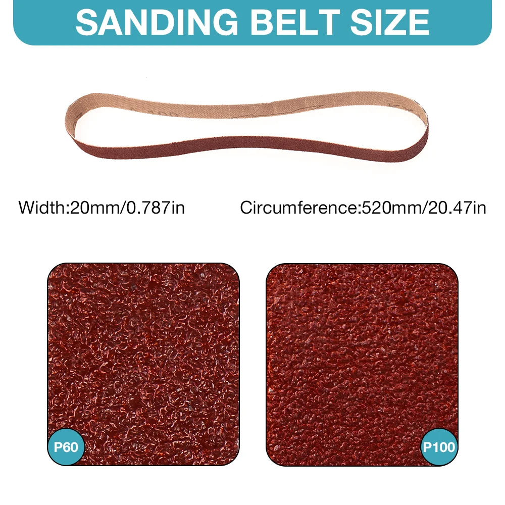 Angle Grinder to Belt Sander Adapter - Sanding Belt Attachment for Wood & Metal