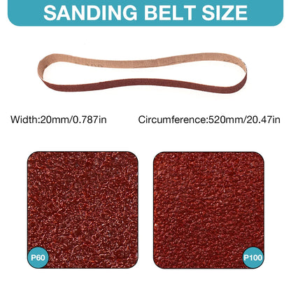 Angle Grinder to Belt Sander Adapter - Sanding Belt Attachment for Wood & Metal