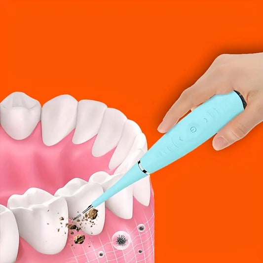 Sonic Electric Dental Calculus Plaque Remover - Home Teeth Cleaning & Stone Eraser Kit