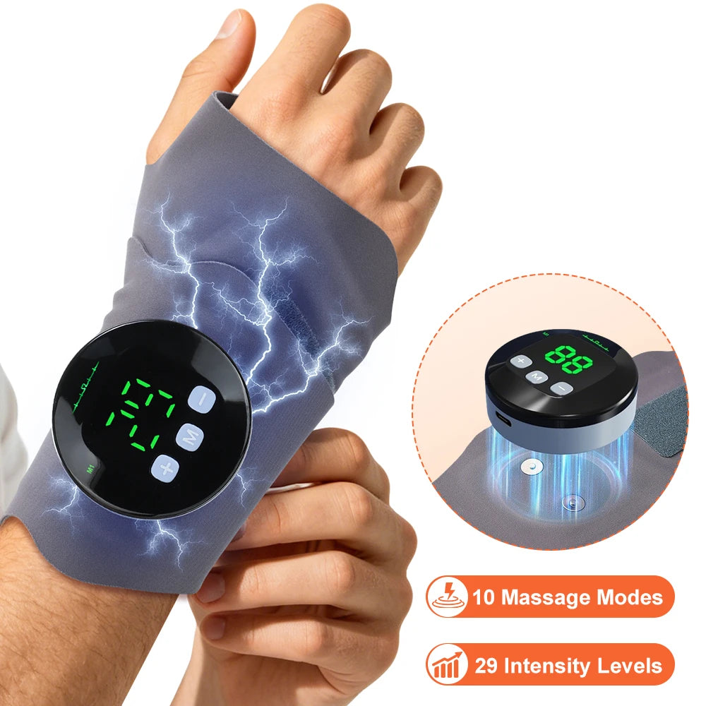 EMS Microcurrent Wrist Massager for Carpal Tunnel & Muscle Relief - 2