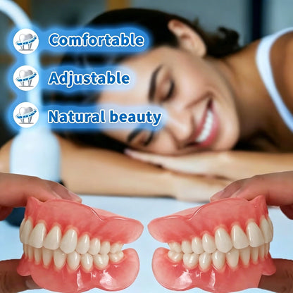Adjustable Cosmetic Teeth Veneers - Natural Look Temporary Smile Solution