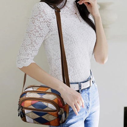 Luxury Vintage PU Shoulder Bag